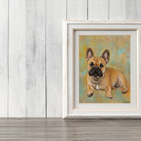 Frenchie Painting - Digital Download