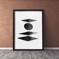 Black & White Abstract - Digital Download