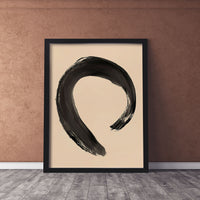 Black & Tan Enso - Digital Download