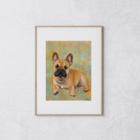 Frenchie Painting - Digital Download