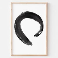 Black & White Enso - Digital Download