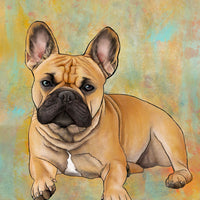 Frenchie Painting - Digital Download