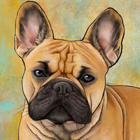 Frenchie Painting - Digital Download