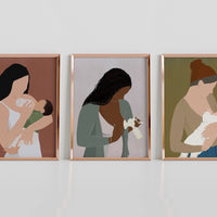 Lactation Art Trio