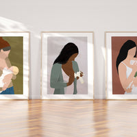 Lactation Art Trio