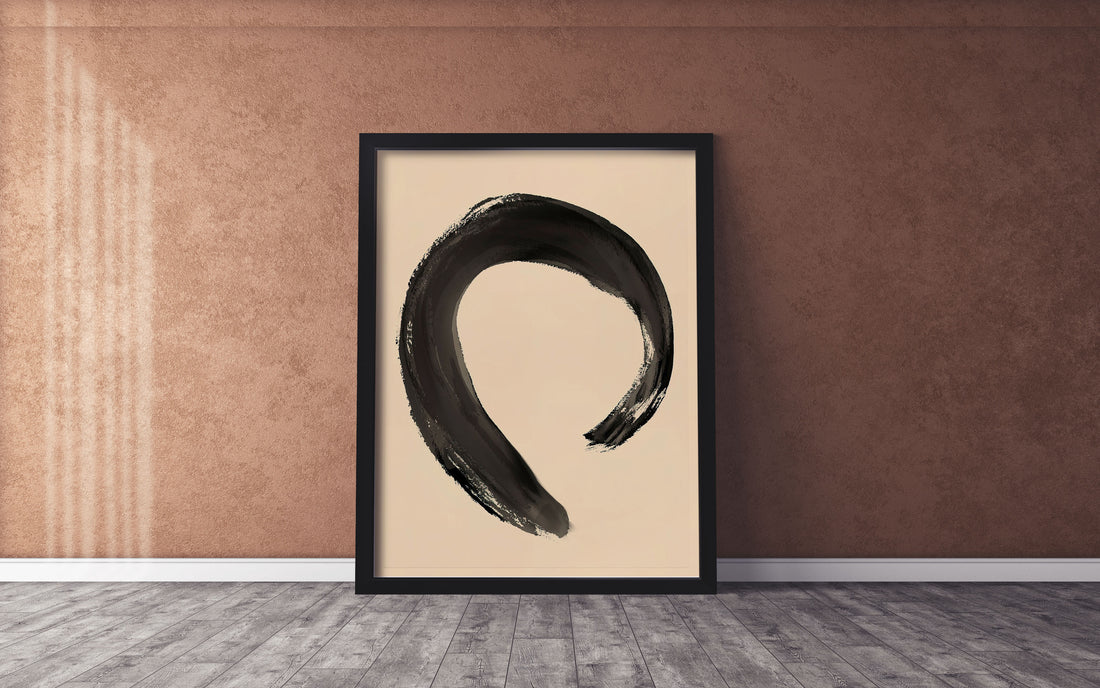 Black & Tan Enso - Digital Download