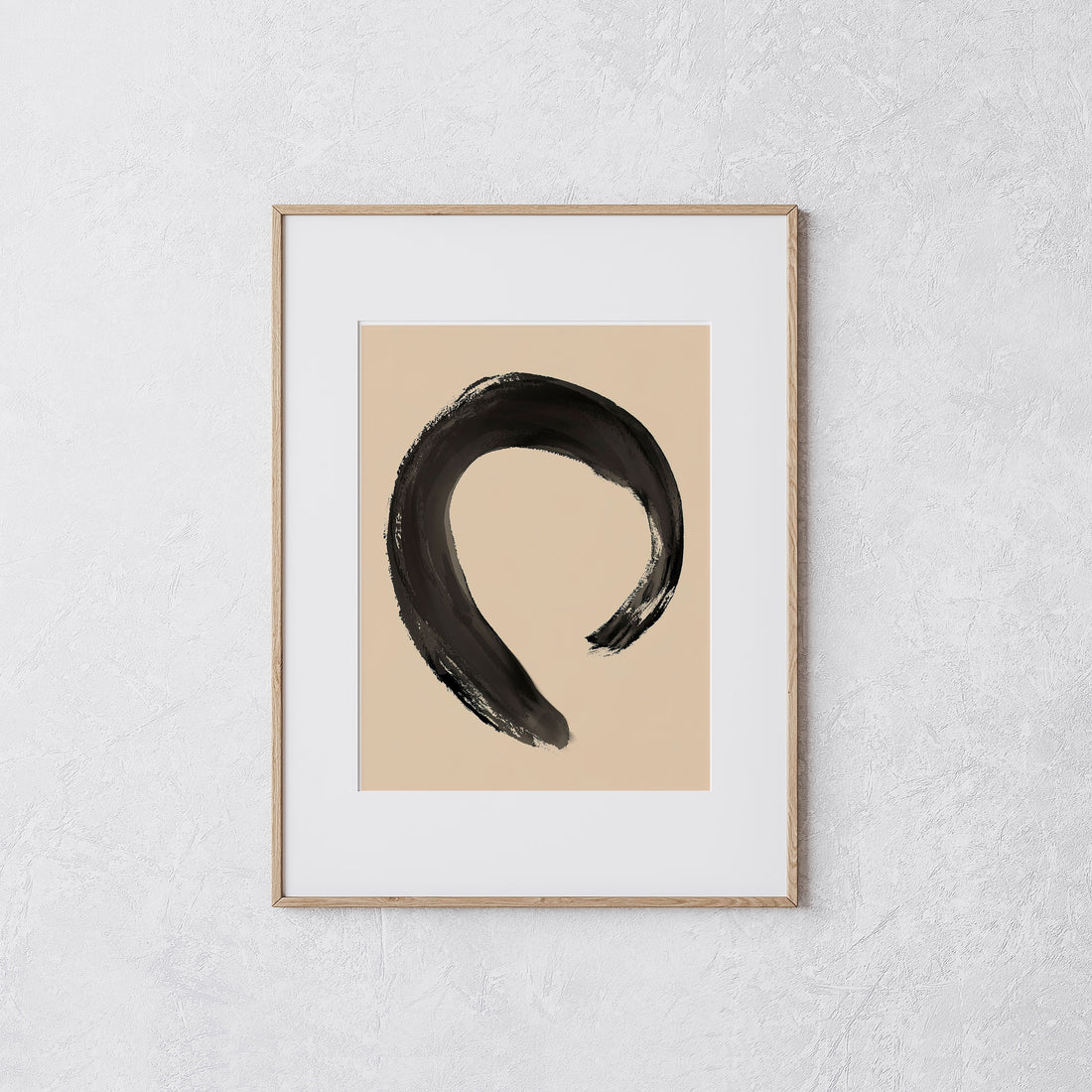 Black & Tan Enso - Digital Download