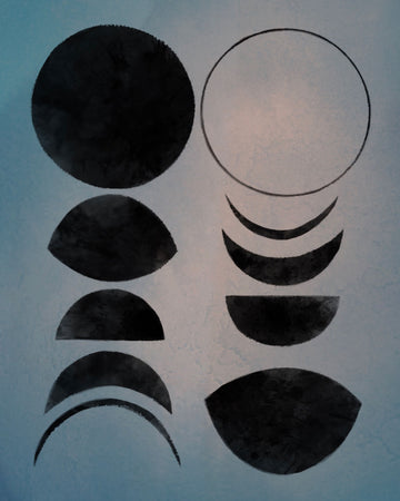Black Moon Phases - Digital Download