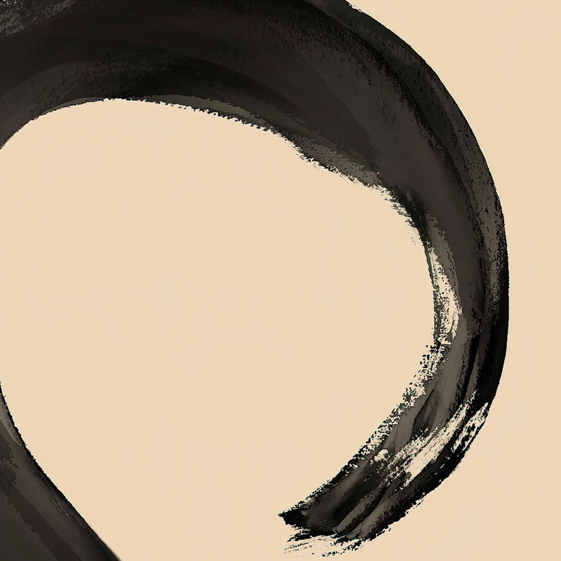 Black & Tan Enso - Digital Download